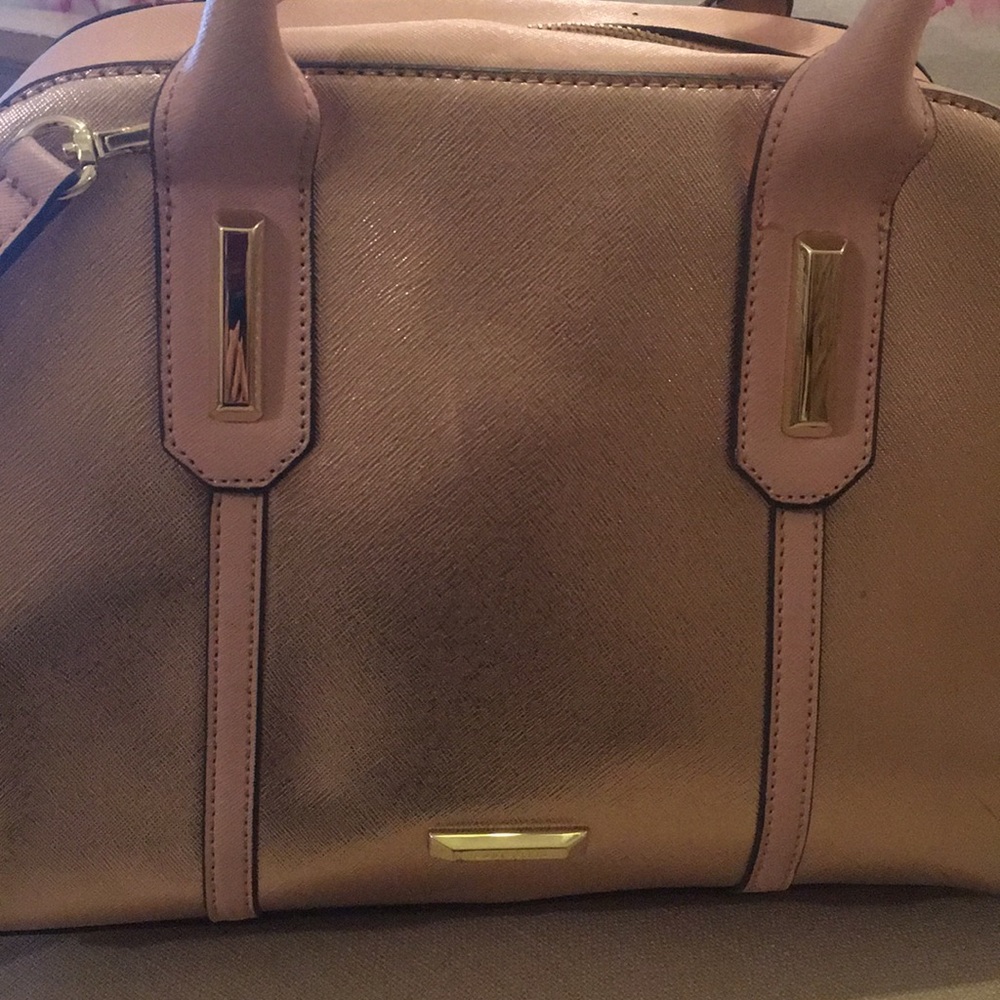 Anne Klein pink sparkly hand bag